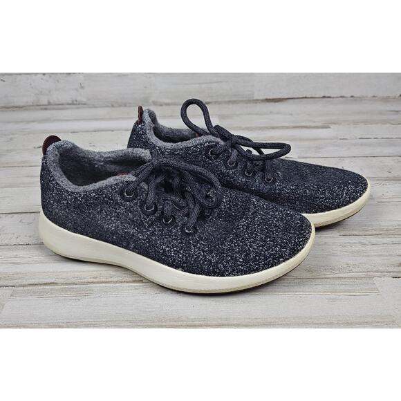 ALLBIRD Women's Wool Runner Mizzles Natural Dark Gray Size 7W - Picture 1 of 7